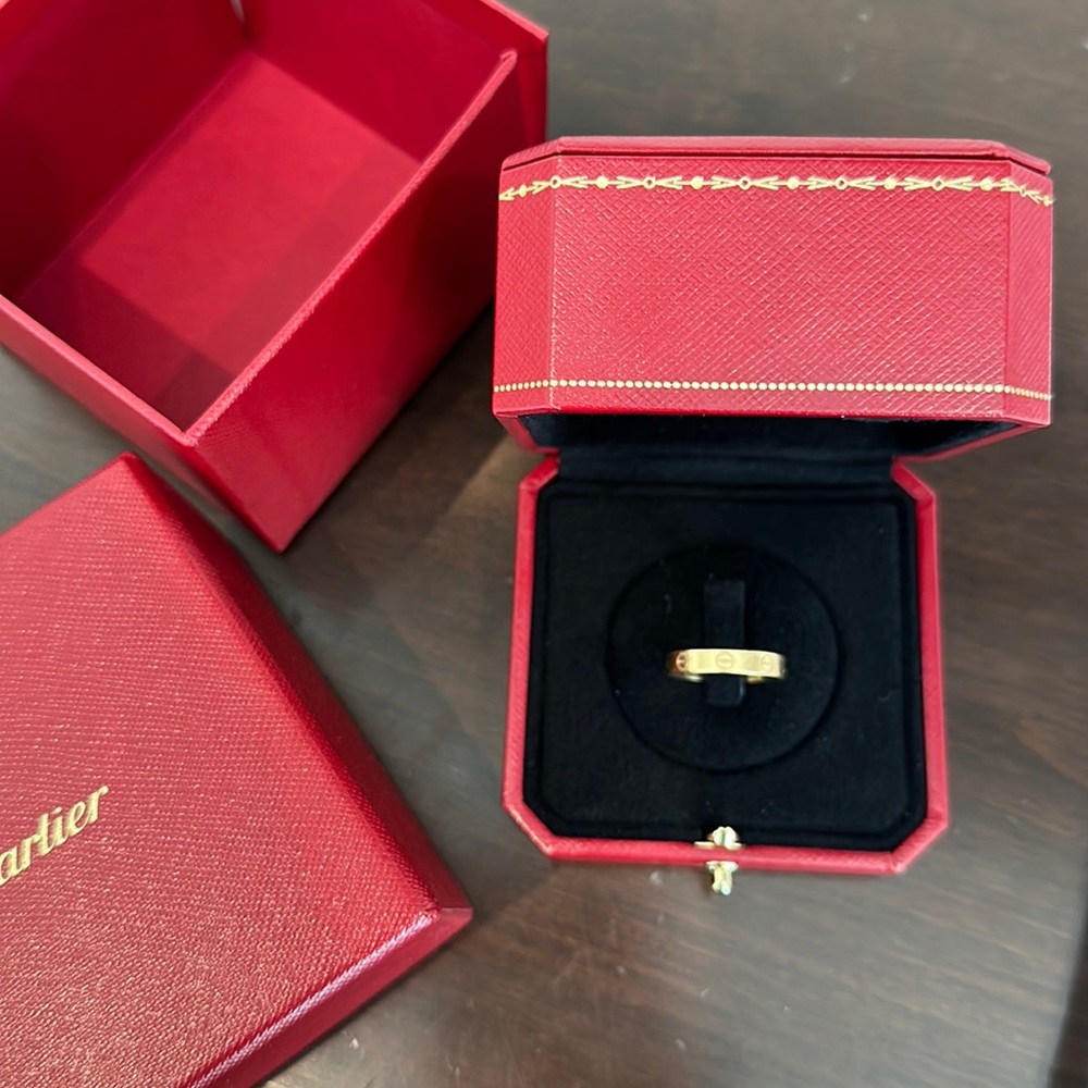 Cartier wedding Band , yellow gold